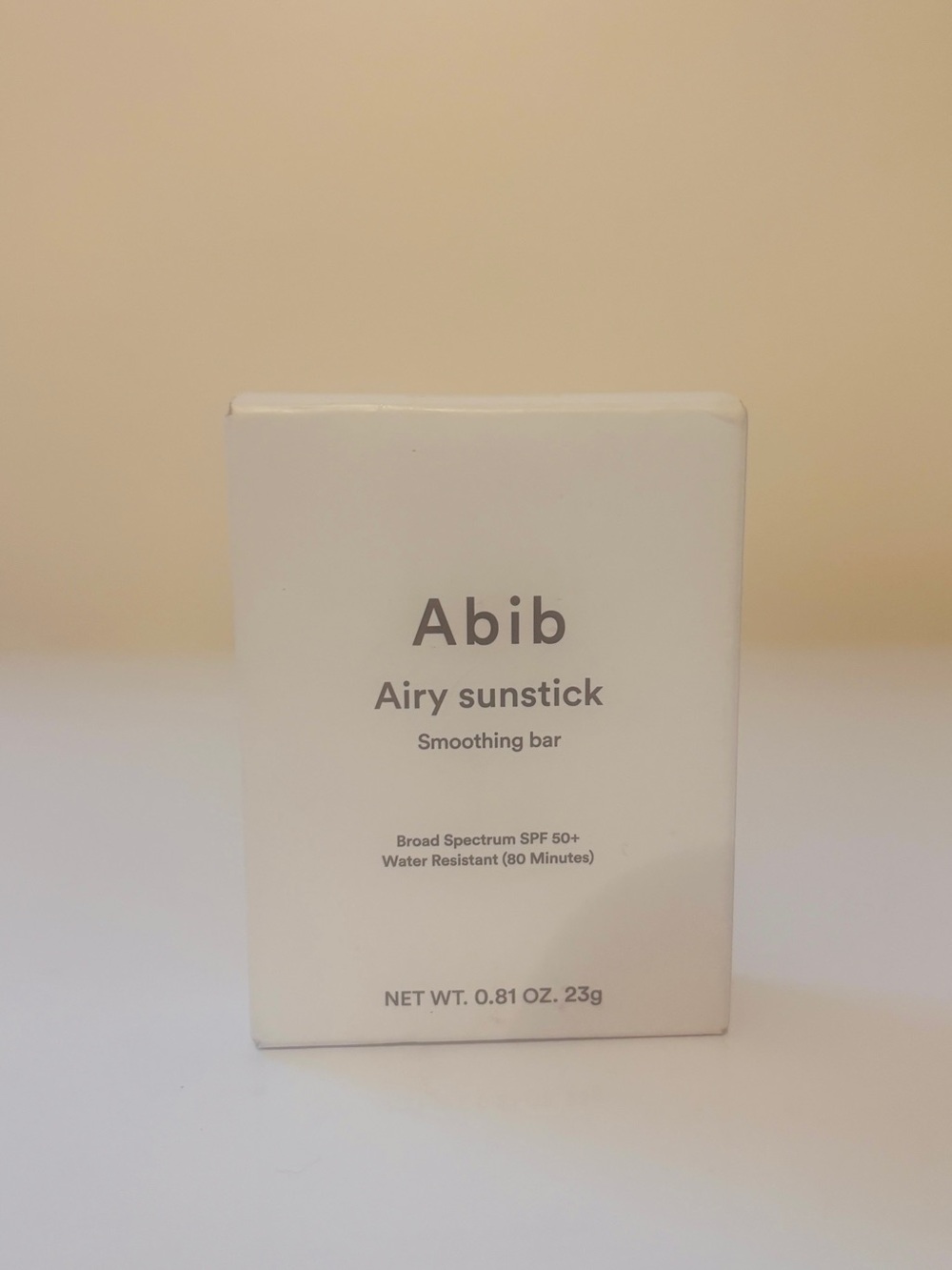 NIB Abib Airy Sunstick Smoothing Bar SPF 50+